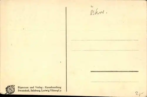 Künstler Ak Seidl, Ulf, Sankt Peter Salzburg in Österreich, Friedhof, Stiftskeller