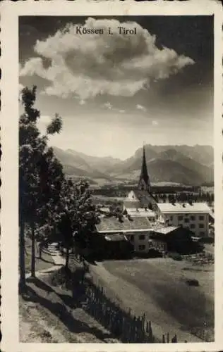 Ak Kössen in Tirol, Teilansicht