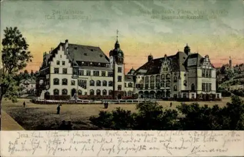 Ak Jena in Thüringen, Volkshaus, Carl Zeiss Stiftung