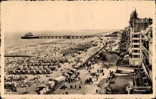 Ak Blankenberghe Blankenberge Westflandern, Panorama, Strand