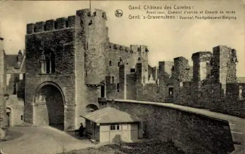 CPA Gand Gand Flandre Orientale, Chateau des Comtes