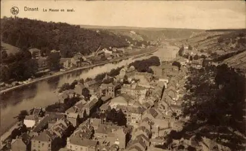 CPA Dinant Wallonie Namur, La Meuse en aval