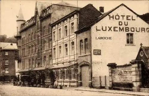 Ak Laroche La Roche en Ardennes Wallonien Luxemburg, Hotel du Luxembourg, Laroche