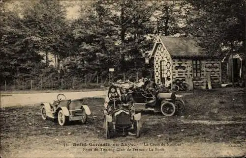 CPA Saint Germain et Laye Yvelines, Poste du Touring Club de France, Foret