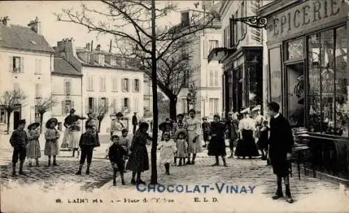 Ak Val de Marne Frankreich, Platz, Kinder