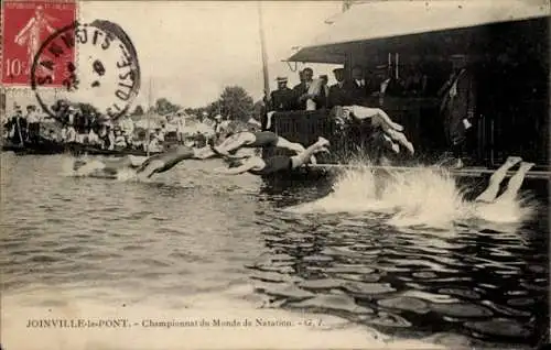 Ak Joinville le Pont Val de Marne, Weltmeisterschaft im Schwimmen