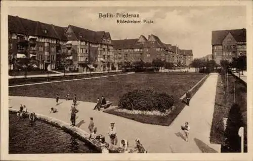 Ak Berlin Schöneberg Friedenau, Rüdesheimer Platz