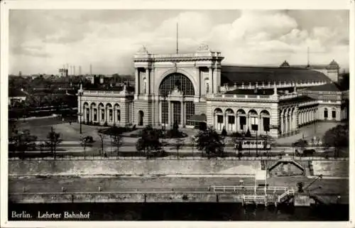 Ak Berlin Tiergarten Moabit, Lehrter Bahnhof