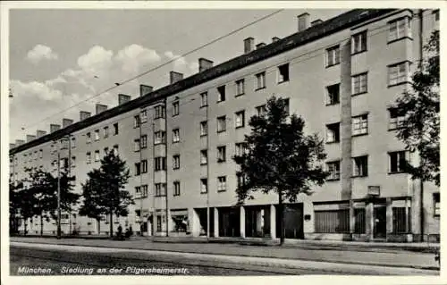 Ak München, Siedlung an der Pilgersheimerstraße