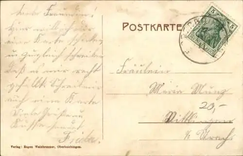 Ak Astheim Volkach in Unterfranken, Fliegeraufnahme