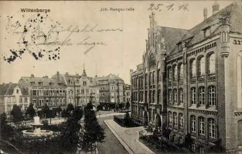 Ak Wittenberge an der Elbe Prignitz, Johannes-Runge-Straße