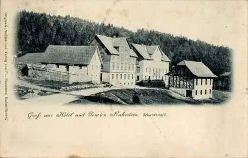 Ak Ruhestein Baiersbronn im Schwarzwald, Hotel Pension Ruhestein