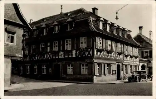 Ak Kronach in Oberfranken, Gasthof goldner Hirsch