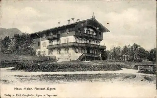 Ak Rottach Egern in Oberbayern, Haus Maier