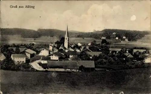 Ak Aßling in Oberbayern, Gesamtansicht