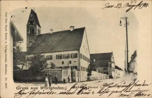 Ak Bad Wörishofen im Unterallgäu, Pfarrhof