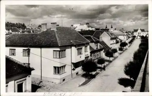 Ak Uherský Brod Ungarisch Brod Region Zlin, Straßenansicht