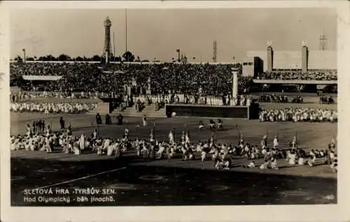 Foto Ak Prag, Turnfest 1932