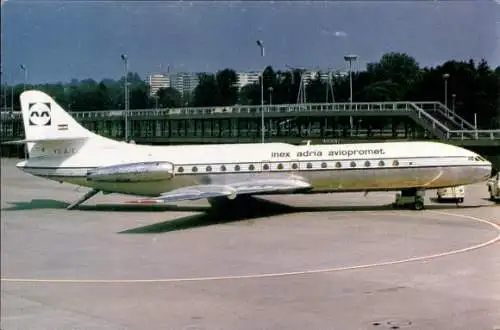 Ak Inex Adria Airopromet Caravelle III, YU AJE C/N 209, Flugzeug