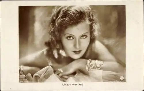 Ak Schauspielerin Lilian Harvey, Portrait