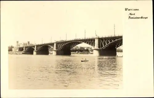 Foto Ak Warszawa Warschau Polen, Most Poniatowskiego, Brücke