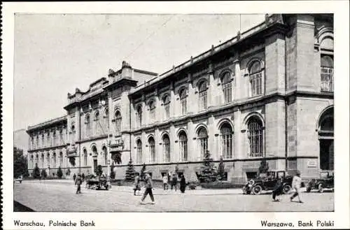 Ak Warszawa Warschau Polen, Polnische Bank, Bank Polski