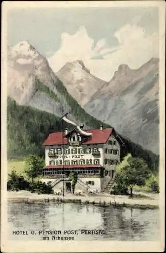 Ak Pertisau am Achensee in Tirol, Hotel und Pension Post