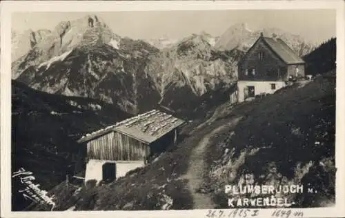 Ak Pertisau Eben am Achensee in Tirol, Alpengasthaus Plumserjoch