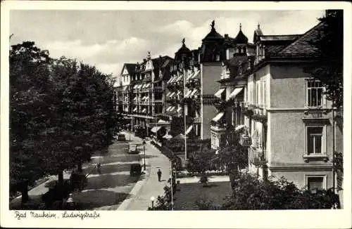 Ak Bad Nauheim, Wohnhäuser in der Ludwigstraße