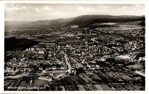 Ak Wiesloch in Baden, Fliegeraufnahme