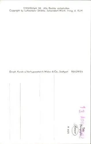 Ak Gründelhardt Frankenhardt Baden Württemberg, Fliegeraufnahme vom Ort