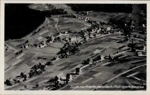 Ak Haselbach Sonneberg in Thüringen, Fliegeraufnahme