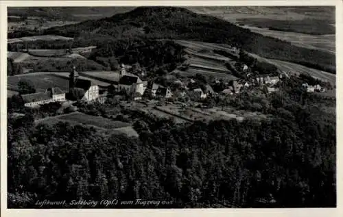 Ak Sulzbürg Mühlhausen in der Oberpfalz, Fliegeraufnahme