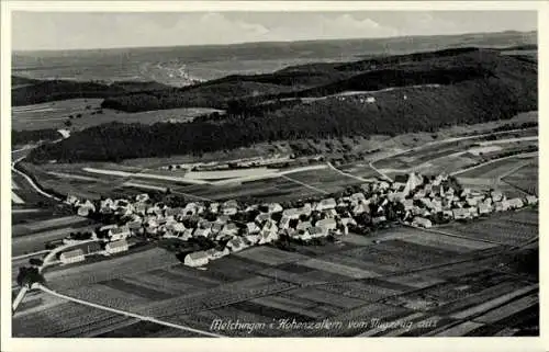 Ak Melchingen Burladingen in der Schwäbischen Alb, Fliegeraufnahme