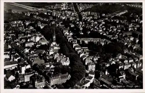 Ak Gießen an der Lahn Hessen, Fliegeraufnahme