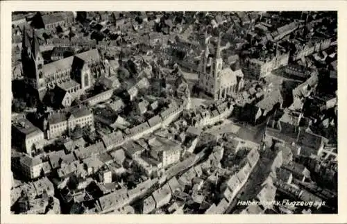 Ak Halberstadt am Harz, Fliegeraufnahme