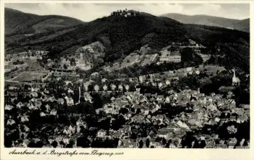 Ak Auerbach Bensheim an der Bergstraße Hessen, Fliegeraufnahme