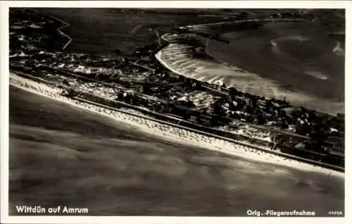 Ak Wittdün auf Amrum Nordfriesland, Fliegeraufnahme