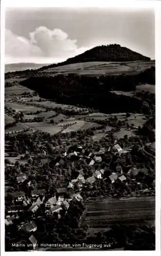 Ak Hohenstaufen Göppingen in Württemberg, Fliegeraufnahme, Maitis