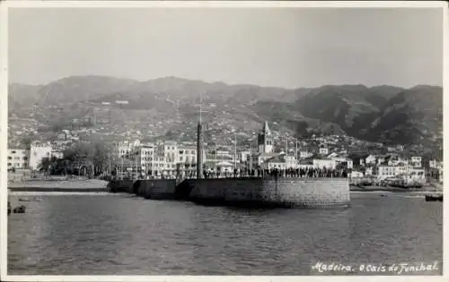 Ak Funchal Insel Madeira Portugal, Gesamtansicht