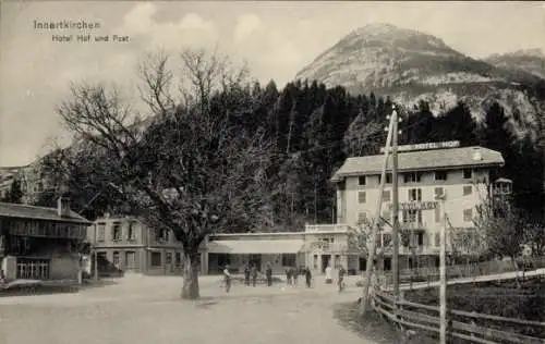 Ak Innertkirchen Kanton Bern, Hotel Hof, Post