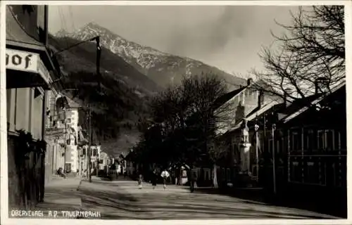 Ak Obervellach in Kärnten, Tauernbahn