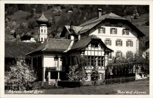 Ak Schruns in Vorarlberg, Hotel Löwe