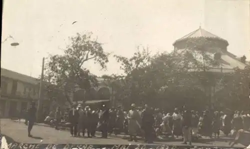 Foto Ak Dakar Senegal, Markt, Gebäude