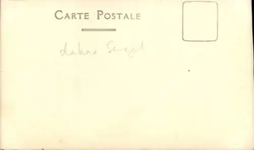 Foto Ak Dakar Senegal, Markt, Gebäude