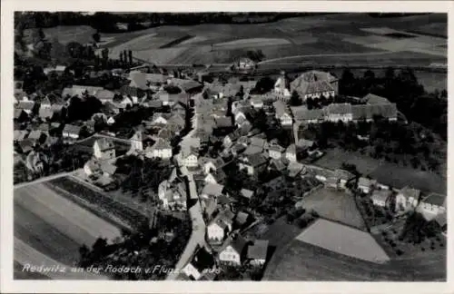 Ak Redwitz an der Rodach Oberfranken, Fliegeraufnahme