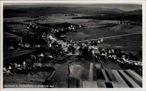 Ak Nattheim bei Heidenheim, Flugzeugaufnahme