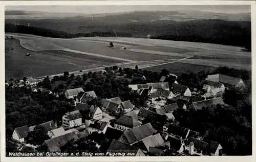 Ak Waldhausen Geislingen an der Steige in Baden Württemberg, Fliegeraufnahme