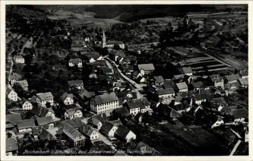 Ak Reichenbach Lahr im Schwarzwald, Fliegeraufnahme, Gesamtansicht