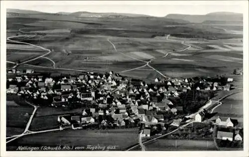 Ak Nellingen in Württemberg, Fliegeraufnahme